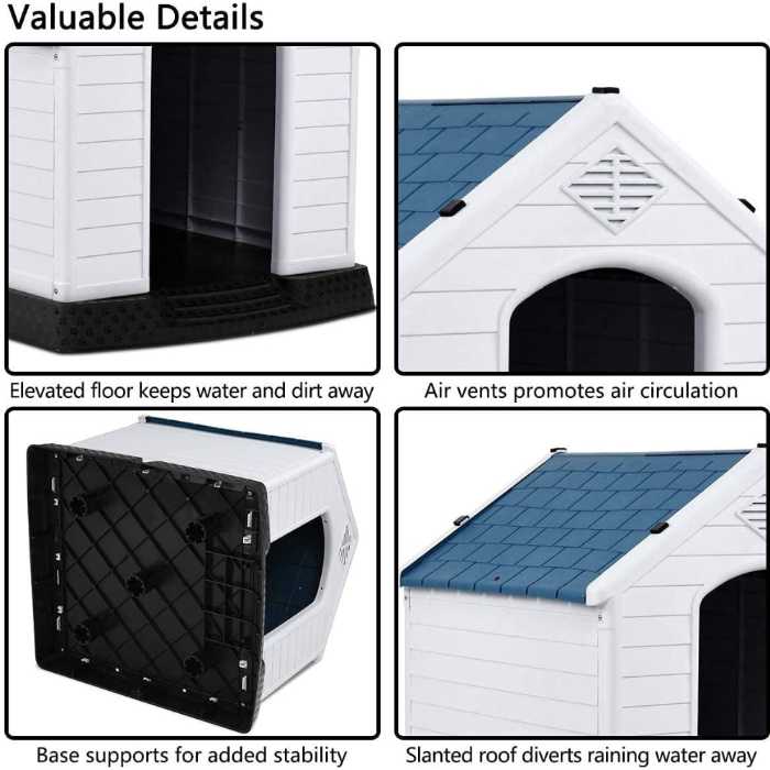 Giantex Dog House for Large Medium Dogs