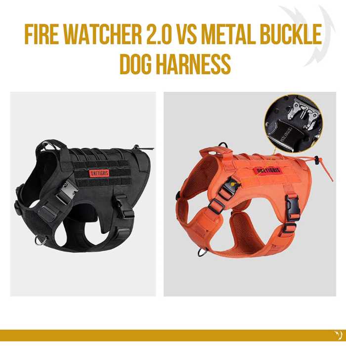 OneTigris Tactical Orange Dog Harness Vest