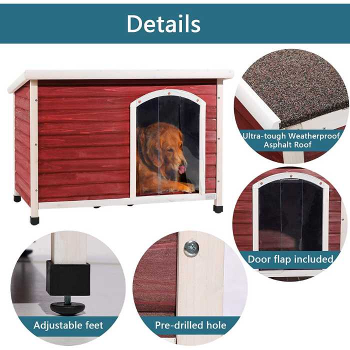 Petsfit Wooden Dog Houses