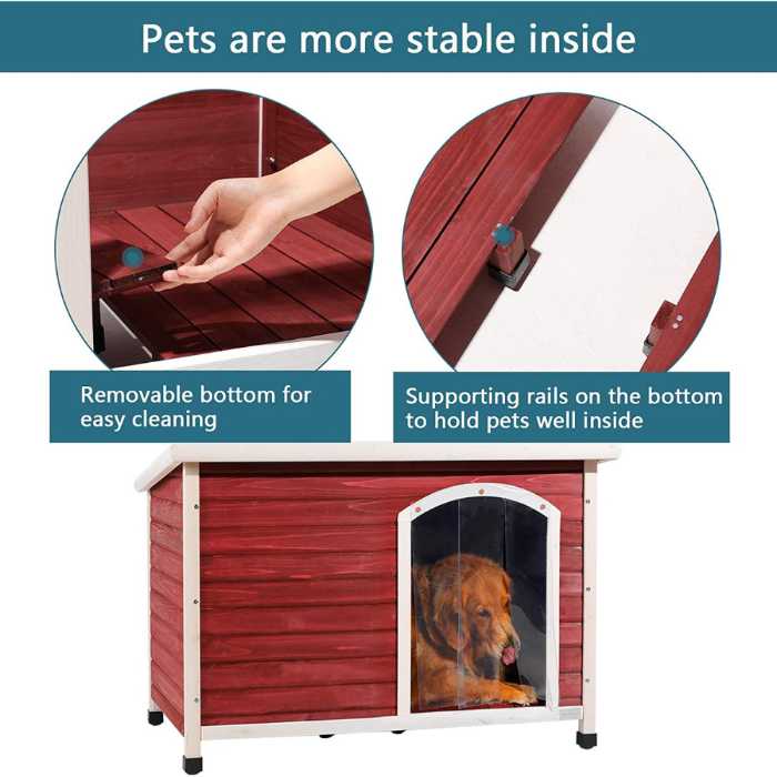 Petsfit Wooden Dog Houses