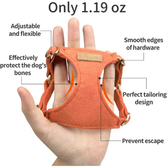 Puppytie No Pull Orange Dog Harness