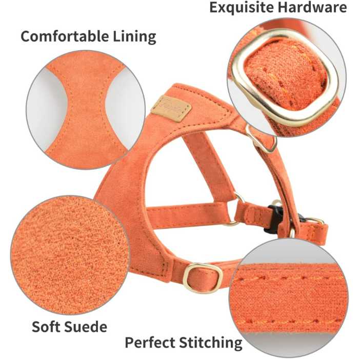 Puppytie No Pull Orange Dog Harness