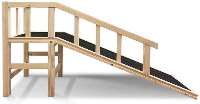 The Gentle Rise™ Dog Couch Ramp 